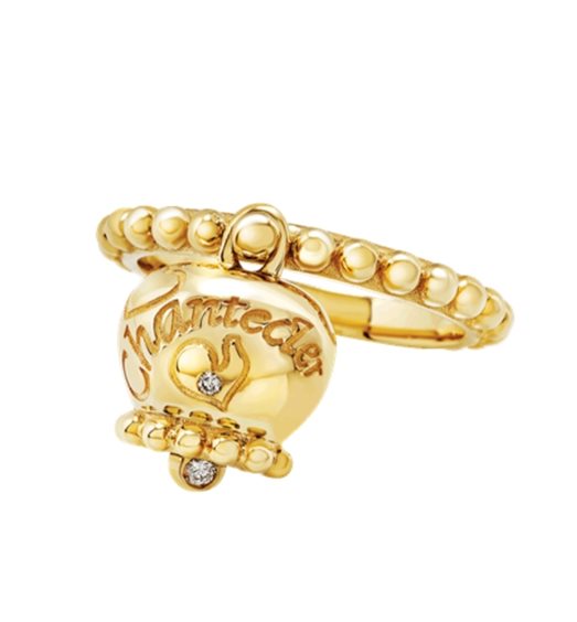 Ringe Chantecler Dame Campanelle Suamèm in Gold Diamante 0.02 Ct 44625 - 44625